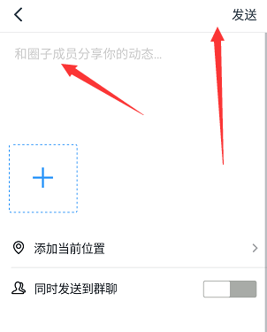 钉钉如何发送圈子动态 发动态操作攻略解答