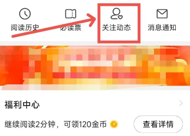 七猫小说怎么查看关注动态 查询关注动态流程一览
