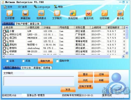 网络人远程监控软件(Netman)