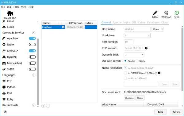 MAMP(苹果Mac系统PHP开发环境搭建工具)