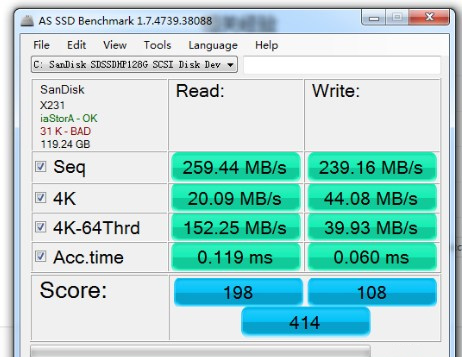 AS SSD Benchmark